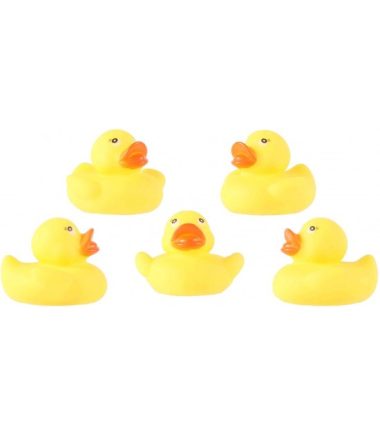 Bad eendjes, netje van 5 stuks