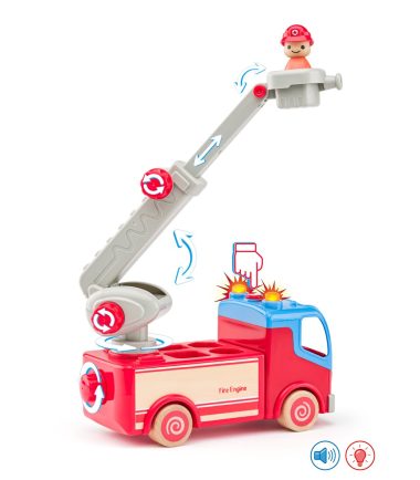 Brandweer auto groot, Woody