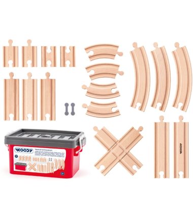 Railset 20 delig, Woody