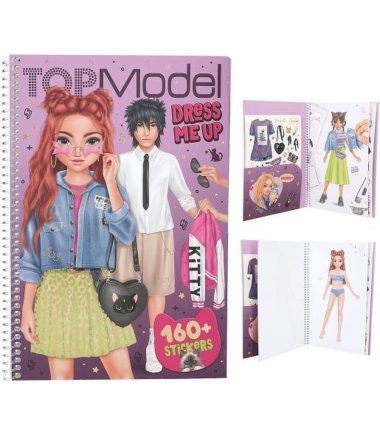TopModel Dress Me Up stickerboek Rebel Kitty