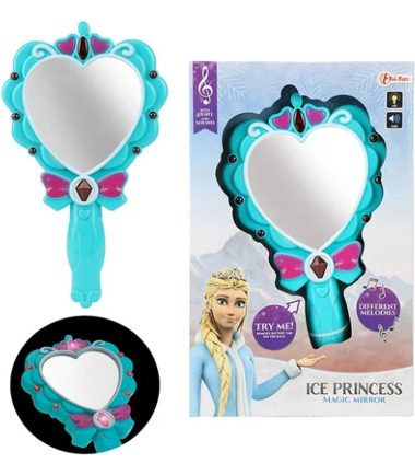 Spiegel Blauw 20 Cm Met Licht En Geluid