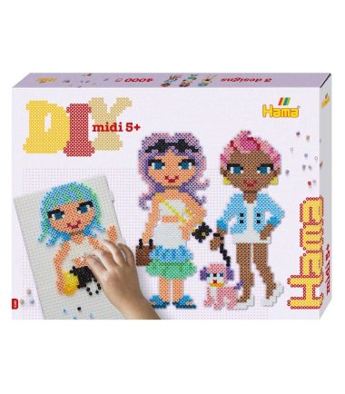 Strijkkralenset Fashion Girls, Hama