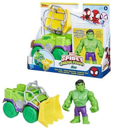 Marvel Spidey and His Amazing Friends Hulk Smash Truck
