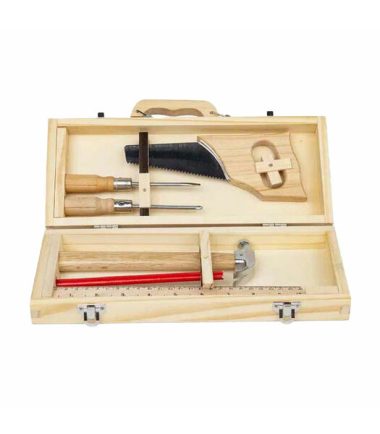 Houten Gereedschapskist, 6dlg BigJigs