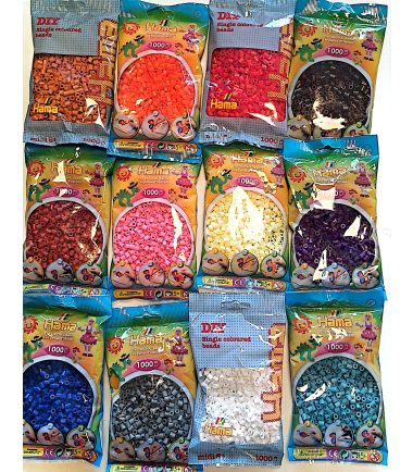 Strijkkralen, Hama assortie