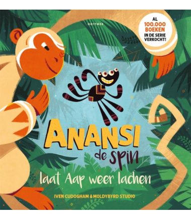 Anansi de spin laat Aap weer lachen