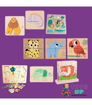 Puzzelplezier dieren mini