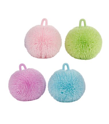 Knijpbal Fluffy Pastel