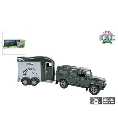 Land Rover met paardentrailer, Kids Globe