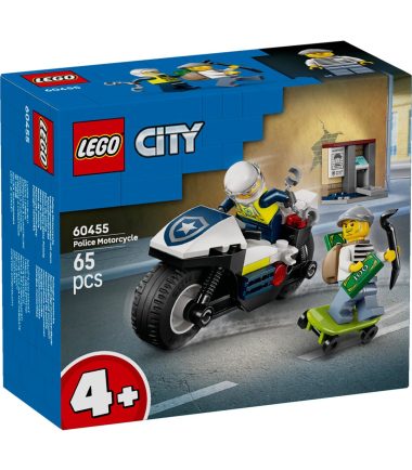 Lego City Achtervolging op Politiemotor, nr 60455