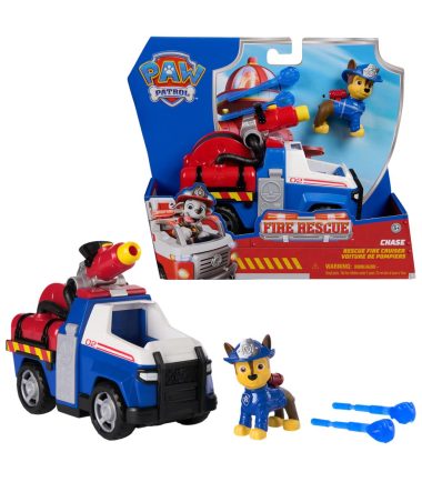 Paw Patrol Fire Rescue Vehicle Chase