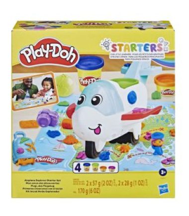 Play-Doh Klei Vliegtuig Compleet 9 Delig