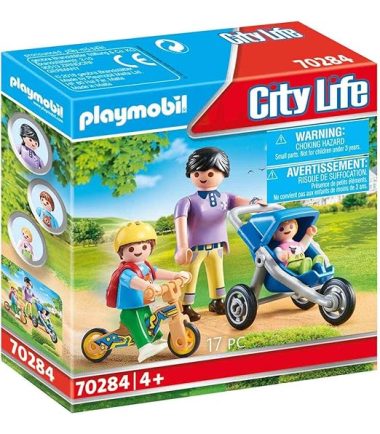 Playmobil Mama met kinderen, nr 70284