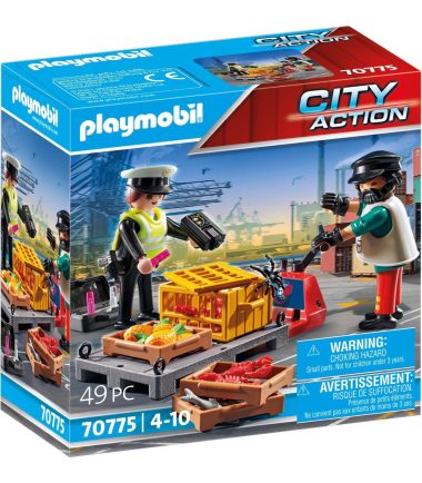 Playmobil City Action Cargo Douane controle, nr 70775