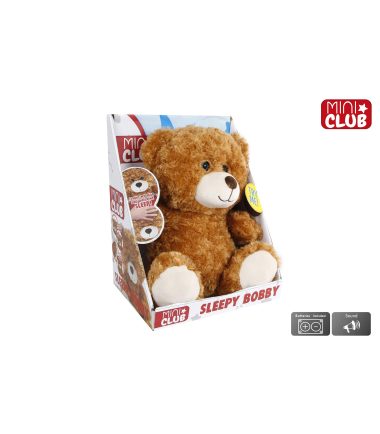 Interactieve beer Sleepy Bobby pluche 34cm