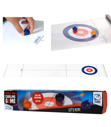 Tafel Curling Spel 120cm, Clown