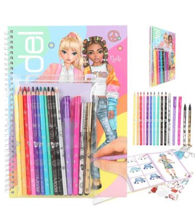 TOPModel kleurboek met kleurpotloden