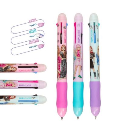 TOPModel uitgumbare gelpen met 4 kleuren