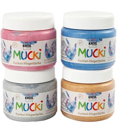 Vingerverf Metallic, Mucki