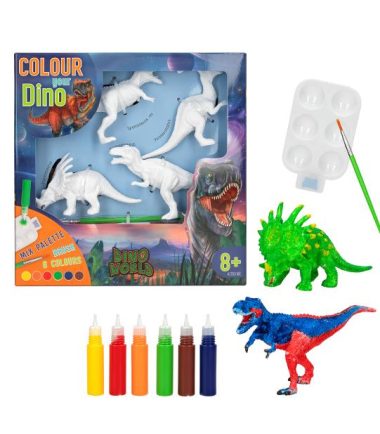 Dino World DIY Colour your Dino