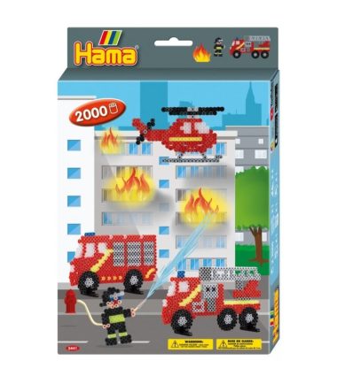 Stijkkralen brandweer, Hama