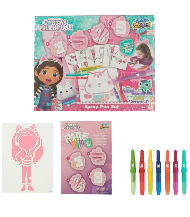 Gabby's Dollhouse Spray Pen Set